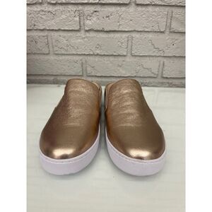 Vionic Dakota Metallic Rose Gold Mule Size 6.5